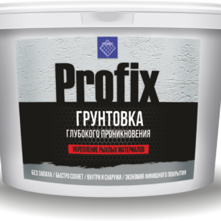 Грунтовка "ПРОФИКС" глубокого проникновения, 5л.