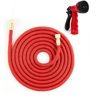 Чудо-шланг поливочный растяжной 37м КРАСНЫЙ