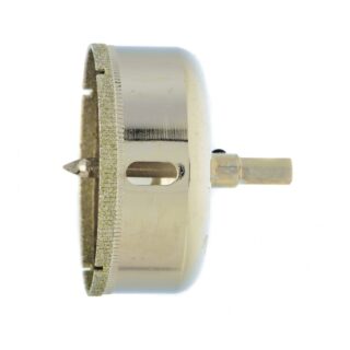 Сверло по керамической плитке и стеклу, 68*55 мм, 6гр.хв-к, с центр. сверлом//Сибртех