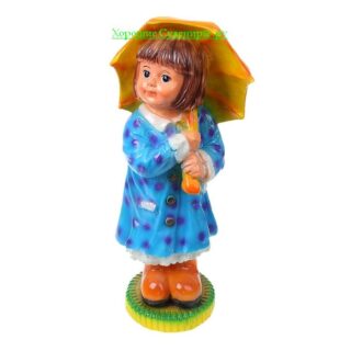 Фигура садовая ДЕВОЧКА С ЗОНТОМ /гипс/