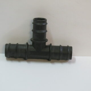 Тройник штуцер 1/2"-1/2" (черный)