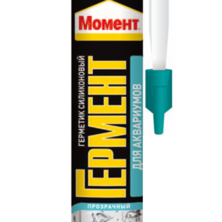 Герметик силиконовый для аквариумов, прозрачный МОМЕНТ ГЕРМЕНТ 2