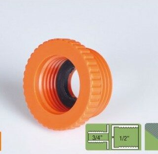 Футорка переходник пласт. для адаптера 1/2внутр-3/4нар(переходник 1/2-3/4)