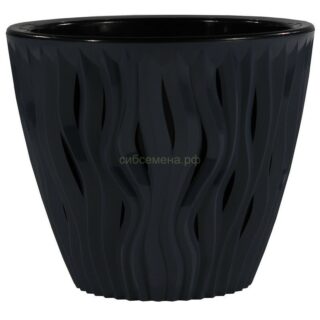 Кашпо Вдохновение 7,5л антрацит