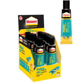Клей для лодок и другие ПВХ изделий МОМЕНТ 30 мл.