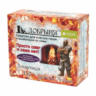 Средство очистки от сажи Трубочист Экспресс, ДОБРЫНЯ 150гр, (5пак по 30гр)