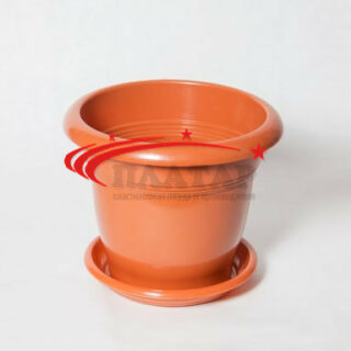 Горшок для растений емкостью 30,0 л. с поддоном