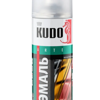 Краска аэрозольная серебро металлик КУДО 520 гр.