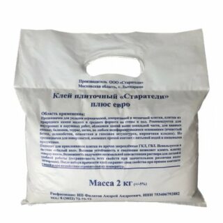 Клей плиточный универсальный СТАРАТЕЛИ ЕВРО 2 кг