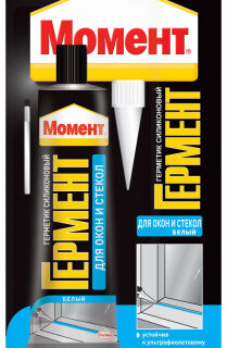 Герметик Гермент для окон и стекол (прозрачный, 85мл)