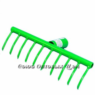 Грабли 10зуб (круглый зуб) полимер окр. № 26