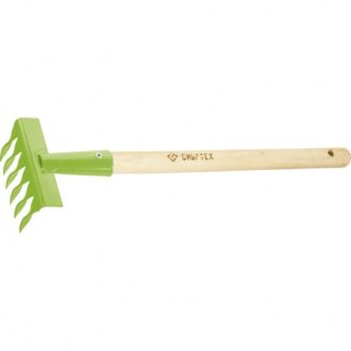 Грабли витые, 6-зубые, 110 мм, с рукояткой 300 мм // СИБРТЕХ Рос