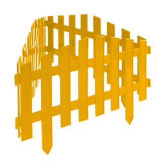 Забор декоративный "МАРОККО", 28 х 300 см, белый/желтый// Россия