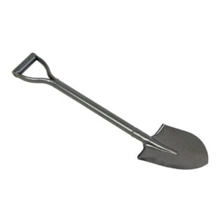 Лопата с черенком,24х17,5, длина 80см,рельсовая сталь