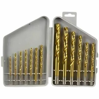 Набор сверл по металлу нитрид титан №64(пласт.упаковка) ВОЛЖСК