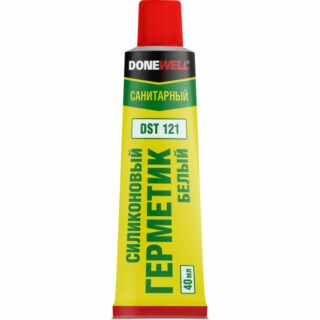 Герметик КУДО DONEWELL силиконовый санитарный белый  40мл
