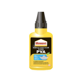 Клей канцелярский "Момент" ПВА, 50 гр.