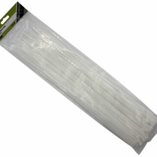 3-ON Хомут нейлоновый 4,8х400мм, белый 100шт/уп.