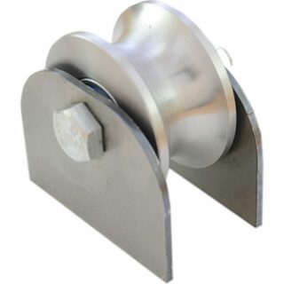 Ролик металл. d65 под трубу 3/4  на ПЛАСТИНАХ