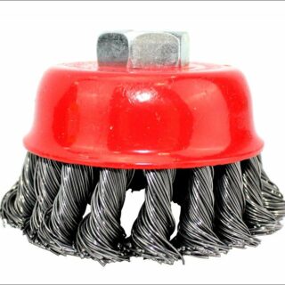 ЕРМАК/3-ON Щетка металл. для УШМ 75мм/М14 крученая (чашка)