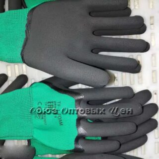 Перчатки нейлон, 3/4 ПЕНА латекс, L-FOAM