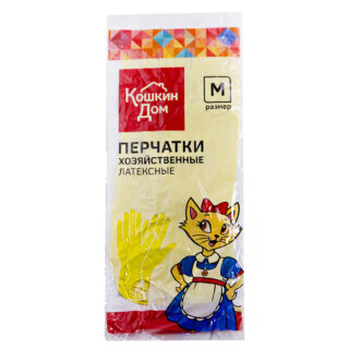 Перчатки хозяйственные, "латекс", M /Р