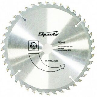 Пильный диск по дереву, 200 х 22мм, 40 зубьев// SPARTA