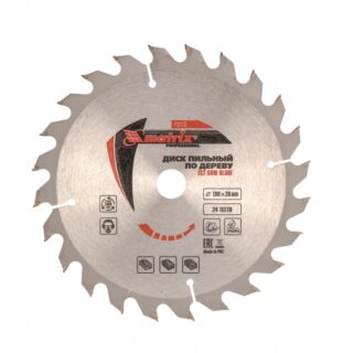 Пильный диск по дереву, 190 х 20мм, 24зуба, + кольцо20/16// MATRIX