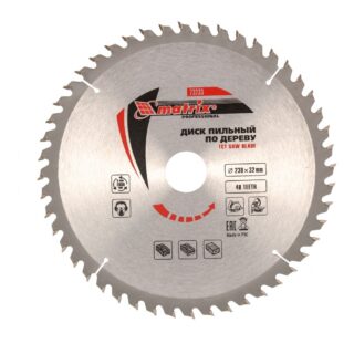 Пильный диск по дереву, 230 х 32мм, 48 зубьев + кольцо 30/32// M