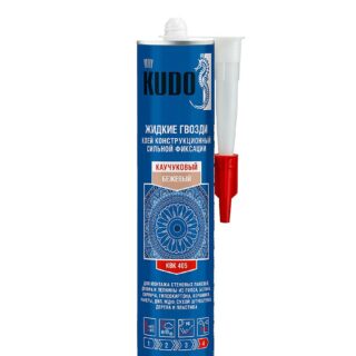 Жидкие гвозди КУДО универсальный монтажный клей СИЛЬНОЙ фиксации на каучуковой основе 280мл
