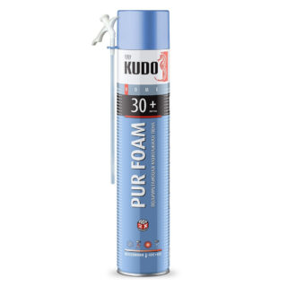 Пена монтажная КУДО полиуретановая бытовая всесезонная HOME 30+ 650мл