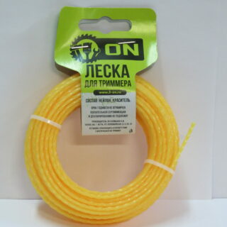 Леска для трим.квадрат/квадрат крученый 2,0*15м /3-ON