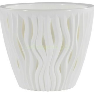 Кашпо ВДОХНОВЕНИЕ 3л пудровый/белый