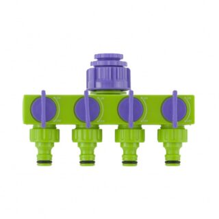 Разветвитель четырёхканальный 1/2-3/4,регулируемый // PALISAD