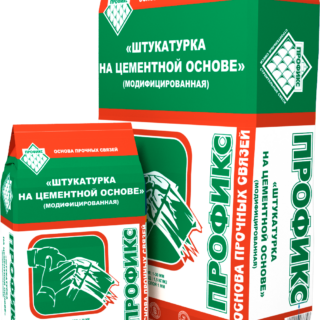 Штукатурка ПРОФИКС цементная, 12 кг.