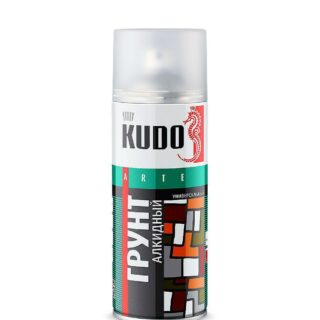 Грунт аэрозольный КУДО, универсальный серый 520мл