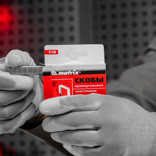 Скобы, 6 мм, для мебельного степлера, закаленные, тип 53, 1000 ш