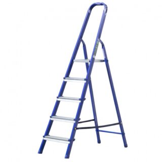 Стремянка, 5 ступеней, стальная // Россия