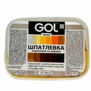 Шпатлевка по дереву ДК МАСТЕР/GOL, сосна, 0,15кг