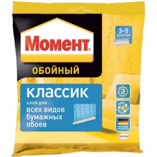 Клей обойный классик МОМЕНТ 100 гр