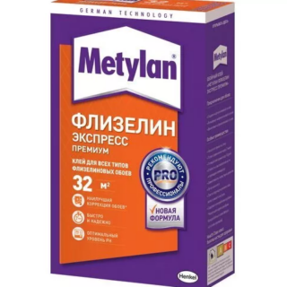 Клей обойный METYLAN Флизелин Экспресс премиум,285гр