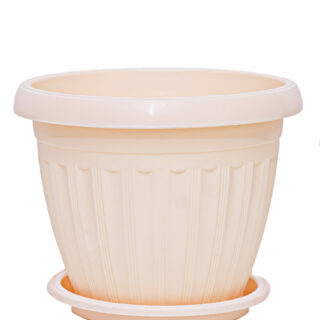 Кашпо БАРГУЗИН 6,5л беж Ангарск/8/