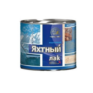 Лак яхтный РАДУГА МАЛЛЕР, глянцевый бесцветный 2,7л