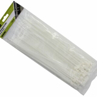 3-ON Хомут нейлоновый 4,8х250мм, белый 100шт/уп.