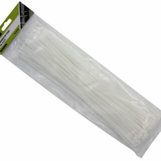 ЕРМАК/3-ON Хомут нейлоновый 3,6 х 300мм, белый 100шт/уп