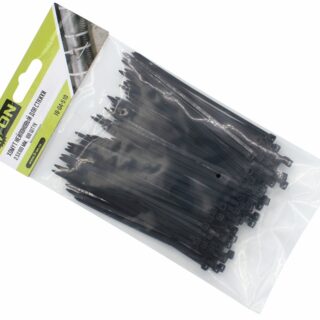 Хомуты нейлоновые для стяжки 2,5ммх100мм, черные, 100 шт/3-ON