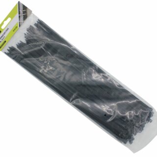 Хомут нейлоновый 3,6 х 300 мм, черный, 100 шт.