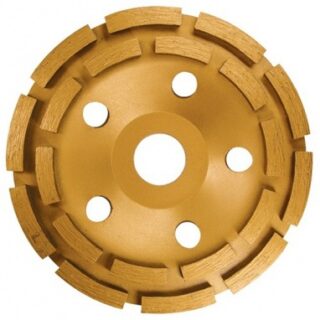 Чашка алмазная зачистная, 125 мм, двухрядная// MATRIX