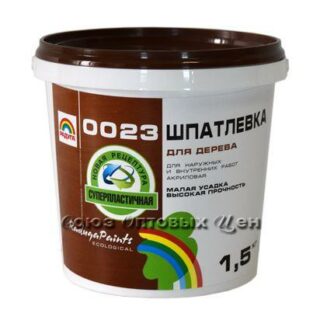 Шпатлевка по дереву РАДУГА 0,5кг