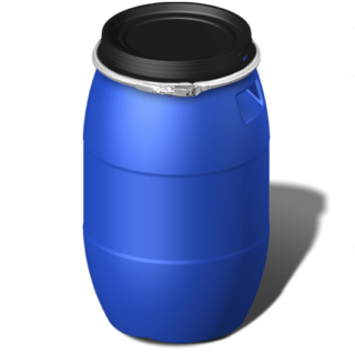 Бочка 127л(120л) с обручем